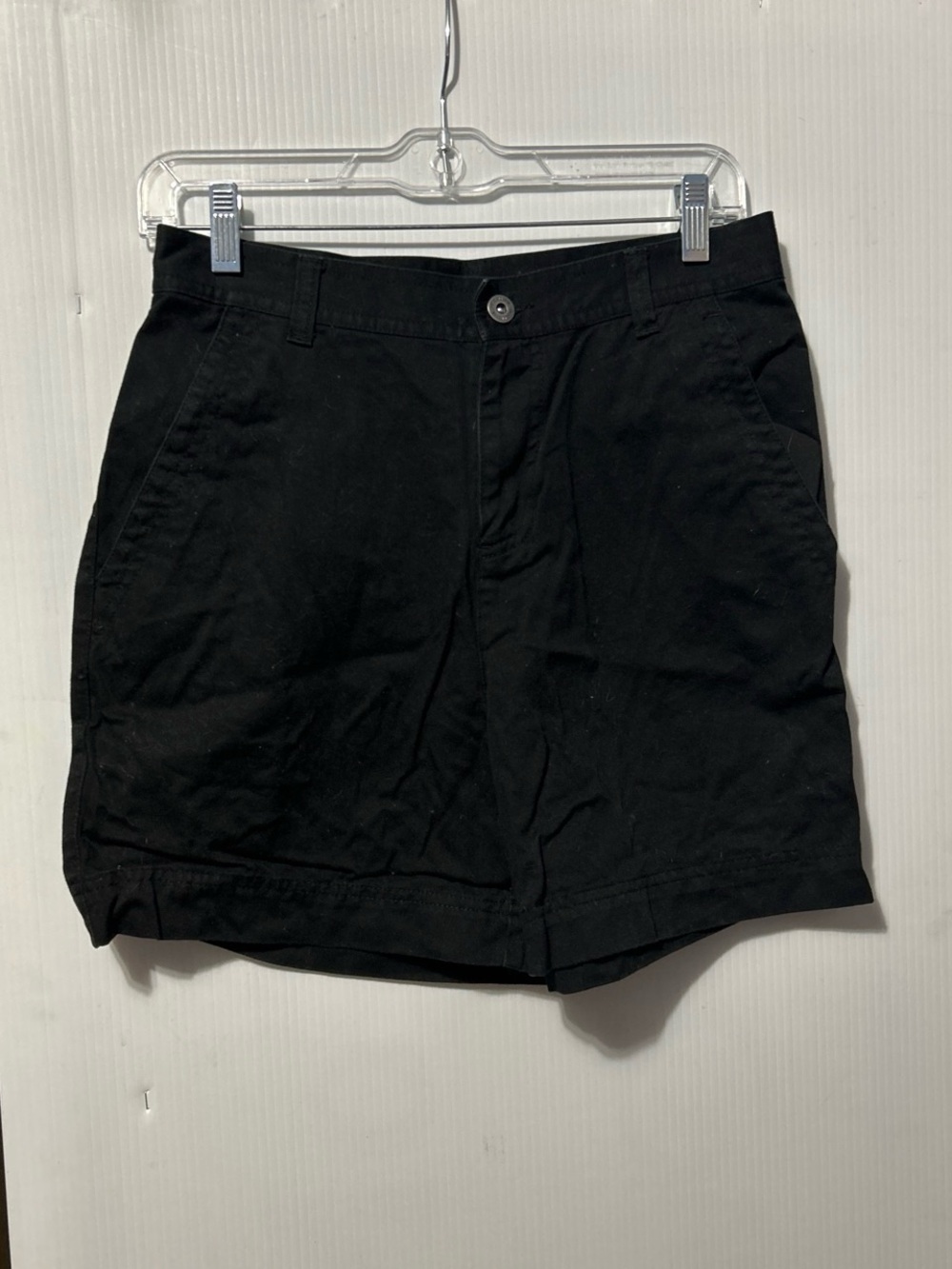 Liz Claiborne Black Flat Front Men's Shorts